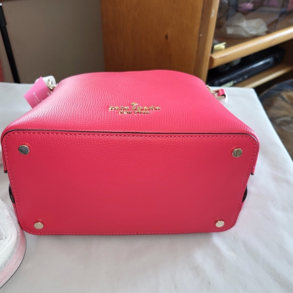 Kate Spade Darcy Small Bucket Bag In Bikini Pink - Picture 9 of 11